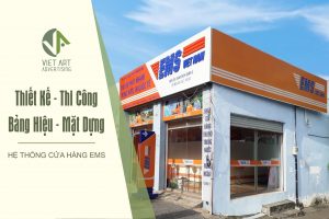 Thiết kế thi công hệ thống bảng hiệu mặt dựng