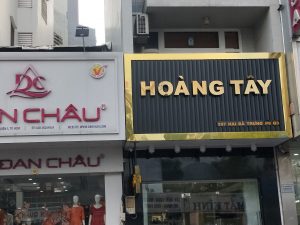 Công ty thi công biển hiệu tôn giá rẻ nhất Hồ Chí Minh