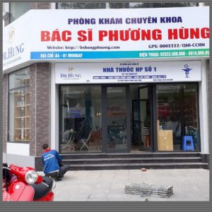 thiết kế thi công bảng hiệu phòng khám tiêu chuẩn Hồ Chí Minh