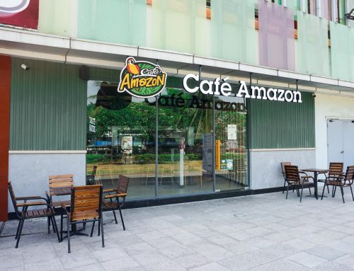 Biển hiệu hệ thống cửa hàng Café Amazon: Sức mạnh thương hiệu và không gian cà phê tuyệt vời